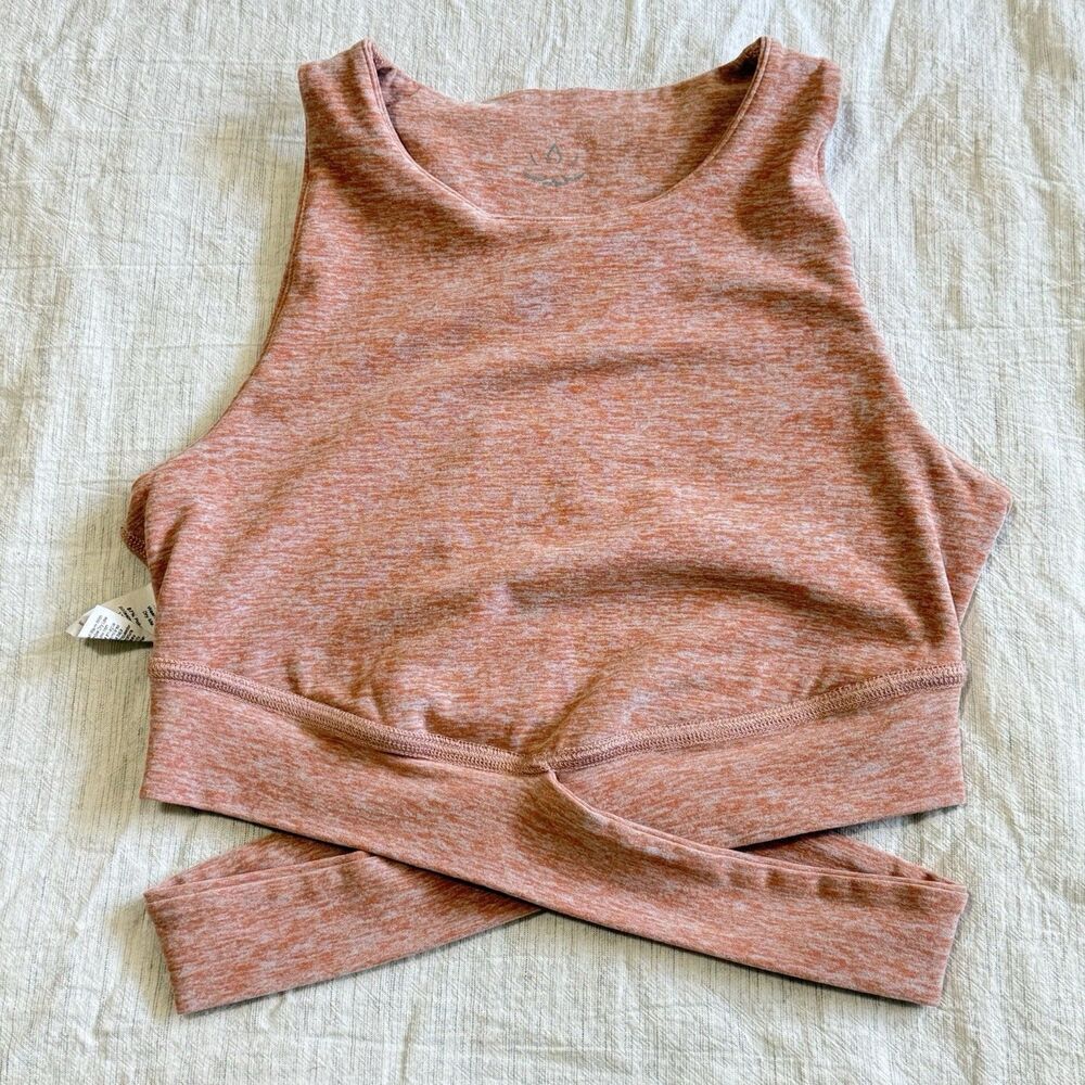 Beyond Yoga East Bound Spacedye Soft Comfortable Sports Bra Crop Top Size M - Picture 13 of 14